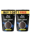 True Elements Chia Seeds 1kg (500g * 2) | Fibre Rich Seeds for Eating | Omega-3 Rich | Healthy Snacks | Best for Weight Management | Beat the Heat | Summer Seed