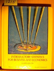 Introductory Statistics for Business and Economics