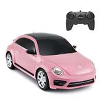 RASTAR Rc Beetle Volkswagen, 1:24 Scale Kids Remote Control Racing car, Pink Rc Toy Car for Kids Girls Toddlers.