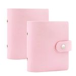 52 Pockets Mini Photo Album for Fujifilm Instax Mini Instant Film, Polaroid Snap, Z2300, SocialMatic Instant Cameras & Zip Instant Printer (Pink, 2 Pack)