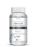 Vokin Biotech Selenium Capsules 40mcg - Superior Absorption - 90 Vegetarian Capsules