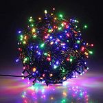 Enamic UK Black Wire RGB diwali Light with 8 Mode Changer Tree Decoration Light 30 (98 ft.) Meter with 40% More Brighter Diwali Festivals Christmas Multi-Purpose Pack of 1 Make in India || PL98