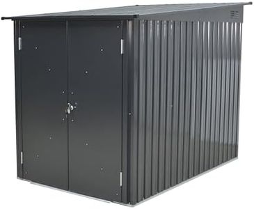 tepro Metallgerätebox Fahrradbox Bike & More Midi,anthrazit,Maße: 142x197x157cm