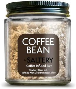Sea Salt Blends. Handcrafted, All-Natural + Made in USA. No Additives, Ideal for Cooking, Baking, Seasoning & More (Coffee Bean)