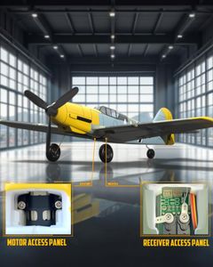 VOLANTEXRC BF-109 RC Plane – 4CH Remote Control Aircraft
