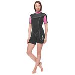 Seac Sense Short, Women's Short Wetsuit for Snorkeling and Underwater, 2.5 mm Super Elastic Neoprene