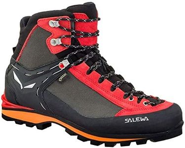 Salewa Crow GTX Mountaineering Boot - Men's, Black/Papavero, 10.5