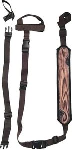 Ez GunsSling Universal Non-Swivel Gunsling for Rifles,Shotguns and Favorite Firearm (Woodgrain Brown)