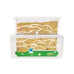 AntHouse - Natural Sand Ant Farm | Kit L (Sandwich + Forage Box) | 3D Ant Hill | Colour White