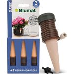 Blumat Classic Plant Watering Stakes (3 Pack) (with Adapter)