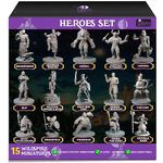 Wildspire Hero, NPC Miniatures for DND Miniatures 28mm-32mm Unpainted D&D Miniatures Dungeons & Dragons Miniatures DND Figures D and D Miniatures Character Miniatures Bulk DND Minis Heroquest Minis