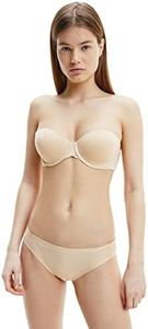 Calvin Klein Women's Strapless Capsule Lightly Lined Strapless Bra Bare 14D