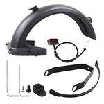Yungeln Rear Fender Accessories Includes Rear Fender + Fender Bracket + LED Taillight Compatible with Segway Ninebot Max G30 / Max G30 E / G30 LP Electric Scooter Accessories