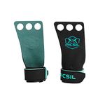 PicSil Falcon Grips, Cross Training Carbon Hand Grips, Extra Padding for Extra Protection and Comfort, for Gym, Boxing, Weightlifting, Prevents Blisters and Tears 3H, S