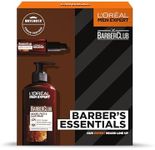 L'Oreal Men Expert - Barber's Essentials Grooming Duo Gift Set, Beard Oil & Beard Wash, Gift Set for Men