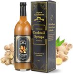Liquid Alchemist Ginger Syrup for Cocktails - Real Ingredients Make our Liquid Ginger Puree for Cocktails the Perfect Moscow Mule Cocktail Syrup - Our Moscow Mule Syrup is Non-GMO, & Vegan (25 oz)