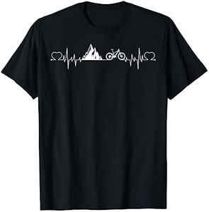 VTT VTT Downhill Rythme de cœur T-Shirt