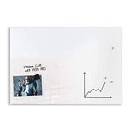 Glass Whiteboard | Safety Glass | Pure White | Frameless | 8 Sizes