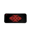 TEGO Stance Knee Pad | Joint Support Cushion for Yoga & Floor Workouts | Knees, Elbows & Wrists | Portable Fitness Pad (Black Orange, 25 x 60 x 2 (Thickness))