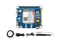 Waveshare 4G/3G/GNSS HAT for Raspberry Pi Zero/Zero W/Zero WH/2B/3B/3B+ Based on SIM7600A-H LTE CAT4 up to 150Mbps Support Phone Call Wire-Less Communication