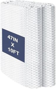 DGSL Double Reflective Bubble Foil Insulation Foam, 47IN X 10FT Window Insulation for Summer Heat Reflective Window Film for Window, Garage Door, RV, Roof
