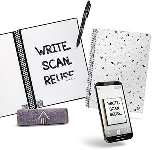 Rocketbook Smart Reusable Notebook - Dotted Grid Notebook with 1 Pilot Frixion Pen & 1 Microfiber Cloth Included - Day Dream Cover, Executive Size (6" x 8.8"), (EVR-E-K-PBWO)