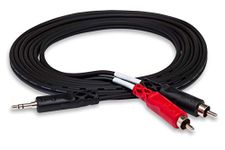 Hosa Cable CMR203 Stereo 1/8 Inch to Dual RCA Adapter Cable - 3 Foot