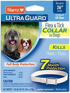 Hartz UltraGuard Flea & Tick Collar for Dogs and Puppies - 26" Neck, 7 Month Protection