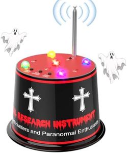 Ghost Hunting Paranormal Investigation Equipment, Next-Gen Ghost Detector with EMF & Auto Temp Deviation Detection, Adjustable 5 Sensitivity Levels with Auto-Calibration, 40-60 hr 9V Battery Powered