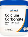 Nutricost Calcium Carbonate Powder 500 Grams