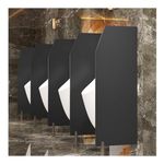 XILYZMO Urinal Screen Toilet Partition, Public Toilet Partition， Floor-standing Wooden Men's Urinal Baffle, Schools Restroom Extender For Shopping Malls Public Places (Color : Black, Size : 40x120cm