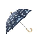 Hatley Little Boys' Printed Umbrellas, Shark Frenzy, One Size