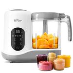 Bear 2023 Baby Food Maker | One Step Baby Food Processor Steamer Puree Blender | Auto Cooking & Grinding | Baby Food Puree Maker with Self Cleans | Touch Screen Control