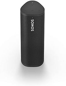 Sonos Roam Altavoz portátil, 10 Horas de autonomía, Impermeabilización Certificado IP67, Wi-Fi y Bluetooth, Multiroom, Apple AirPlay 2, Tecnología Trueplay, Control por Voz App - Blanco