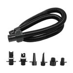 Tuomico Air Hose Kit with 6 Nozzles for Tuomico 16/20PSI SUP Electric Air Pump Stand Up Paddle Board Pump Accessories Adaptor for Inflatable Boats, Rafts