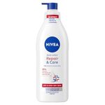 NIVEA Body Repair & Care (400 ml), 72H Moisture Body Lotion with Strengthening Formula, Skin Barrier Strengthening Moisturising Cream, Body Lotion for Dry Skin, With Niacinamide and Glycerin