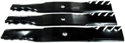 Pro Parts Place, PPP 3 USA commercial mulcher blades compatible with John Deere 54" D170 LA150 LA175 190C