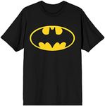 Batman Emblem Men's Black T-Shirt-S