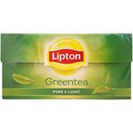 Lipton Green Tea Bags-Pure and Light, 25 Bags Carton,200 Grams