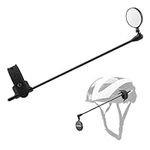 ROCKBROS Bicycle Helmet Mirror Bike Mirrors Cycling Rear View Mirror for Helmet 360° Adjustable Shatterproof Safety Mirrors for Mountain Road Bike Scooter Motorcycle Approx. 37g