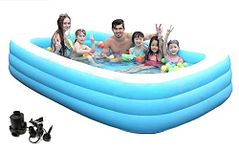 Cho-Cho Inflatable Bath Tubs for Kids and Adults SPA Tub with Pump 10 Ft (A305)