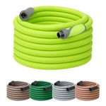 Flexzilla Garden Hose with SwivelGrip, 5/8" X 75', Heavy Duty, Lightweight, Drinking Water Safe-HFZG575YWS