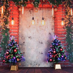 3ft Green Fiber Optic Christmas Tree – Pre-Lit Holiday Decoration