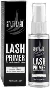 Eyelash Extension Primer/Cleanser (1.35fl.oz/40ml) Stacy Lash/Protein Oil Remover/Increase Adhesive Bonding Power Retention/Pretreatment for Individual Semi Permanent Extensions Glue Supplies
