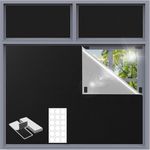Blackout Blinds 200x145 cm,100% Blackout Curtains for Window, Portable Blackout Shades Film for Bedroom, Cut to Any Size, Temporary Black Out Blinds for Windows Cover Nursery Baby Travel RV