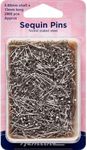 Hemline Hangsell Sequin Pins Nickel