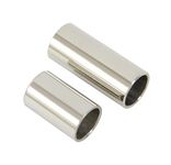 Mozart GS-63 stainless steel ring finger guitar slide bar 2 PCS