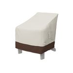 Amazon Basics Adirondack Patio Chair Cover, Beige + Tan