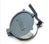 WRIZTI 7.25 inch Roti Maker Press-Heavy Duty Cast Iron with Stainless Steel Plates - Manual Chapati Presser, Puri Maker Press Machine - Kitchen Utensil for Roti,Chapati,Puri,Papad, Khakhra (7.25 inch)