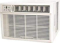 Keystone 18,000 230V Window Air Conditioner, 16,000 BTU Supplemental Heating, Sleep Mode, Remote Control, 24H Timer, AC for Rooms up to 1000 Sq. Ft., KSTHW18A, 18000, White